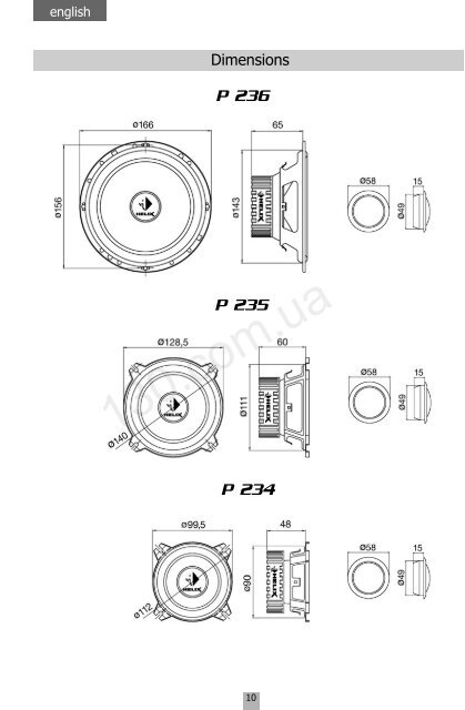 Car speakers Helix P234 Precision
