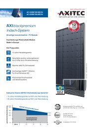 AXIblackpremium Indach-System - Krannich Solar