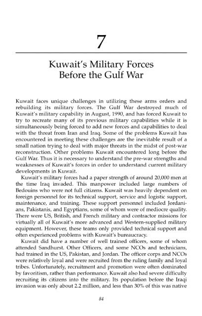 Kuwait after the war..