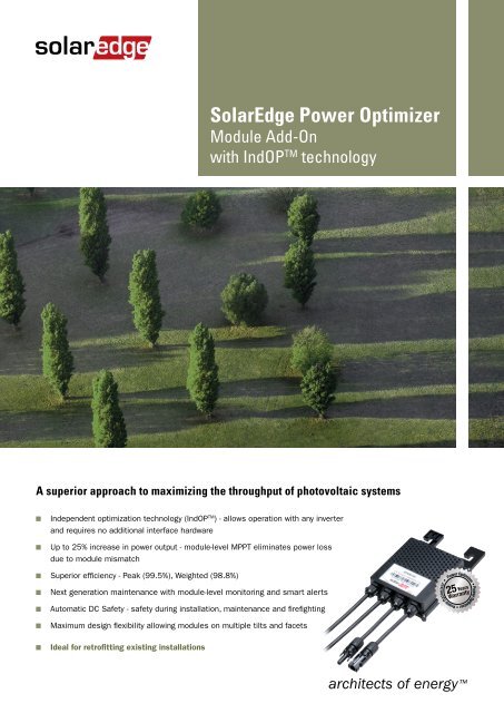 Optimizer OPI300LV mit IndOP-Technologie - Krannich Solar