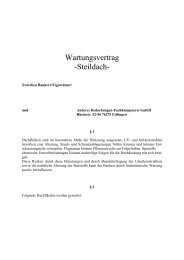 Muster Wartungsvertrag Flachdach Im Pdf Format Dick