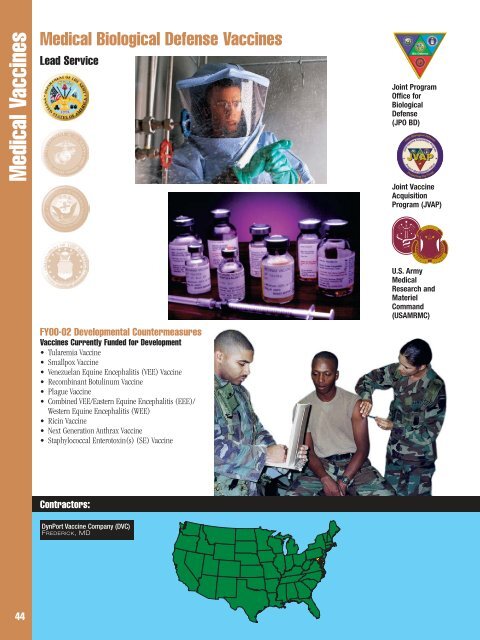 Joint Service Chemical & Biological Defense Program Overview ...