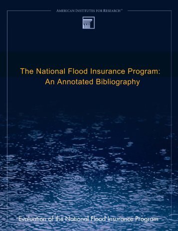 An Annotated Bibliography, FEMA - Medical and Public Health Law ...