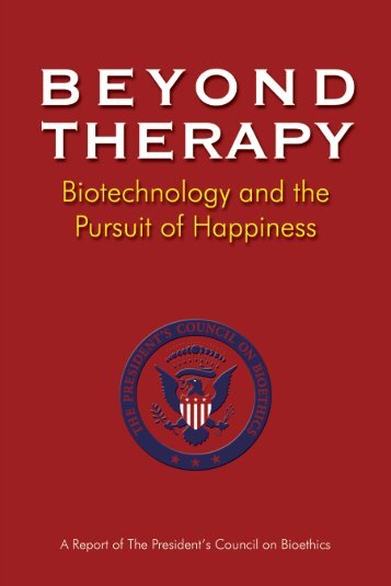 BEYOND THERAPY - Medical and Public Health Law Site