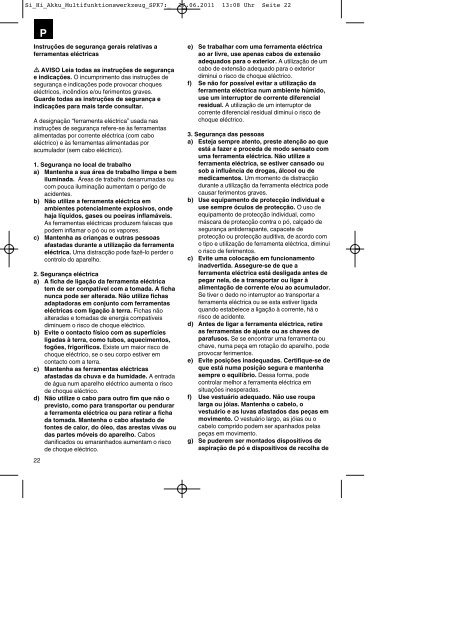 k Sicherheitshinweise Akku-Multifunktionswerkzeug t ... - Einhell