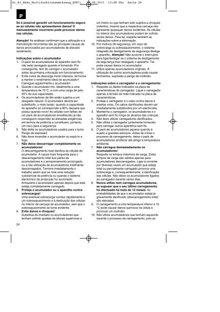 k Sicherheitshinweise Akku-Multifunktionswerkzeug t ... - Einhell