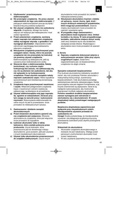 k Sicherheitshinweise Akku-Multifunktionswerkzeug t ... - Einhell