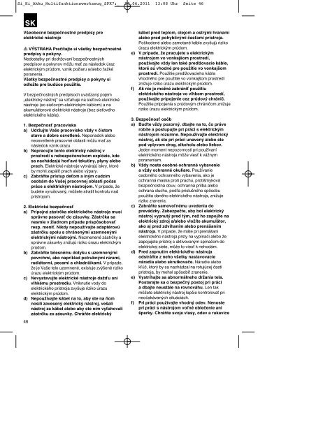 k Sicherheitshinweise Akku-Multifunktionswerkzeug t ... - Einhell