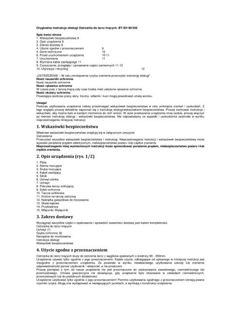 Instrukcja obsługi (PDF) - Einhell