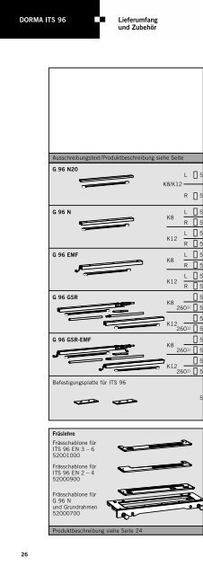 ITS 96 DORMA - deutsch - Dorma