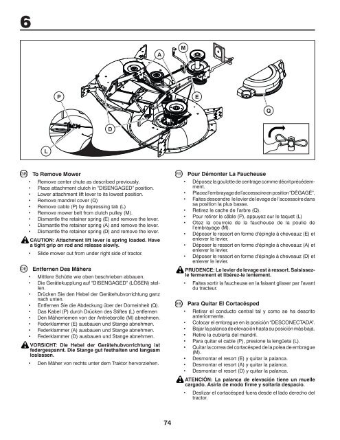 OM, McCulloch, M185-107TC, 960510067, 2013 ... - Plantes et Jardins