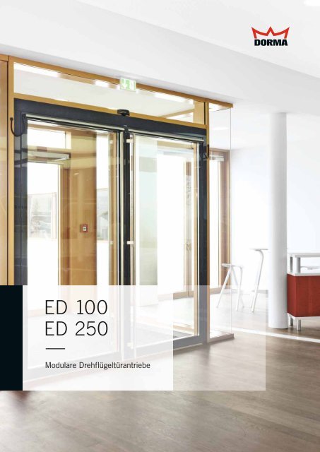 Dorma Ed 250 Bedienungsanleitung