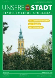 UNSERE STADT - Stadtgemeinde Stockerau