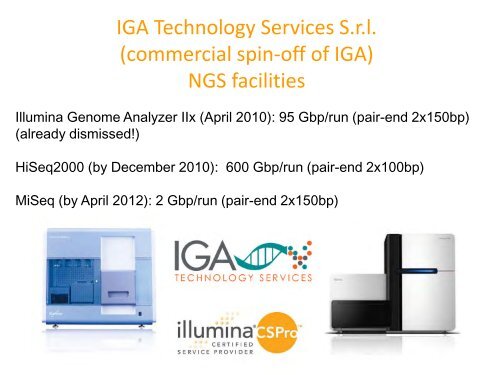 NGS Illumina sequencing: a pratical overview - Centri di Ricerca ...