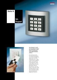 Serie 6 S6- Keypad - Dorma
