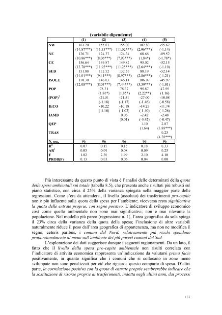 ENTI LOCALI E SVILUPPO SOSTENIBILE - Centri di Ricerca