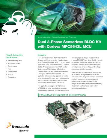 MTRCKTDBN5643L - Fact Sheet - Freescale Semiconductor