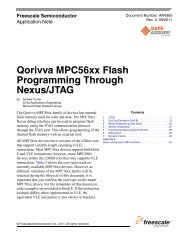 AN4365, Qorivva MPC56xx Flash Programming Through Nexus/JTAG
