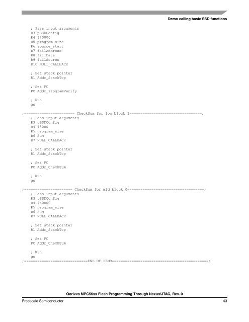 AN4365, Qorivva MPC56xx Flash Programming Through Nexus/JTAG