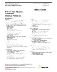 Data Sheet - Freescale Semiconductor