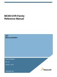 MC9S12VR-Family - Data Sheet - Freescale Semiconductor