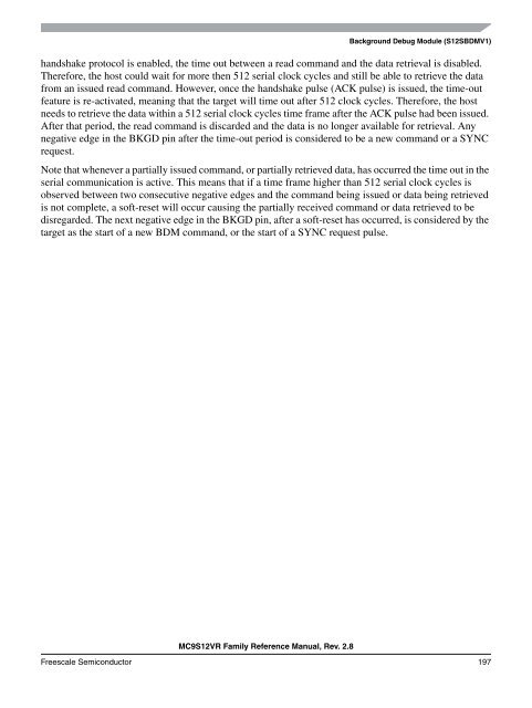 MC9S12VR-Family - Data Sheet - Freescale Semiconductor