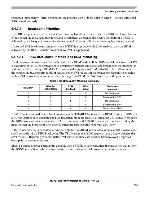 MC9S12VR-Family - Data Sheet - Freescale Semiconductor