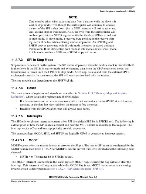 MC9S12VR-Family - Data Sheet - Freescale Semiconductor