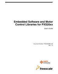 Embedded Software and Motor Control Libraries for PXS20xx