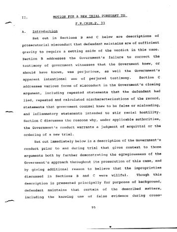 Dean Rule 33 Memorandum (Nov. 30, 1993) - James P. Scanlan ...