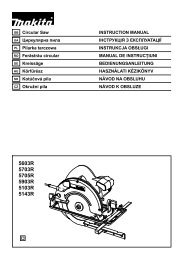 5603R 5703R 5705R 5903R 5103R 5143R - Makita