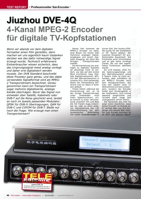 Klick - TELE-satellite International Magazine