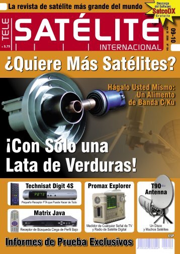 ¿Quiere Más Satélites? - TELE-satellite International Magazine