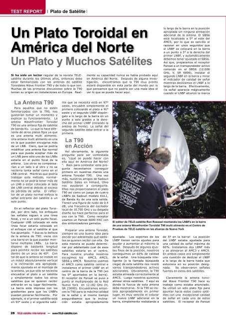 ¿Quiere Más Satélites? - TELE-satellite International Magazine