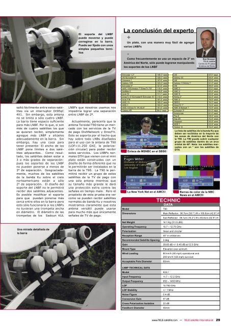 ¿Quiere Más Satélites? - TELE-satellite International Magazine