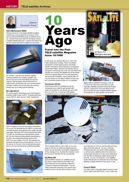 SatcoDX - TELE-satellite International Magazine