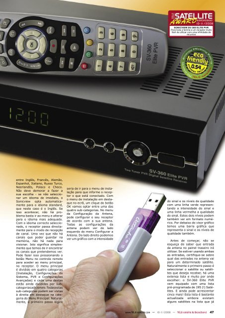 SatcoDX - TELE-satellite International Magazine