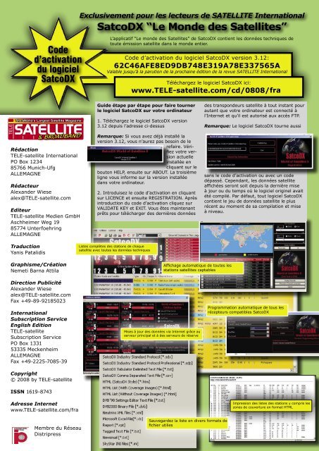 Avis de l'Expert + - TELE-satellite International Magazine