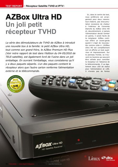 Ultra HD - TELE-satellite International Magazine