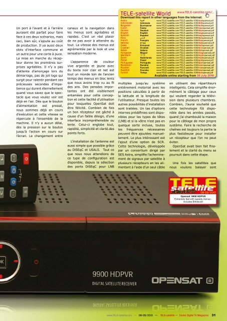 Ultra HD - TELE-satellite International Magazine