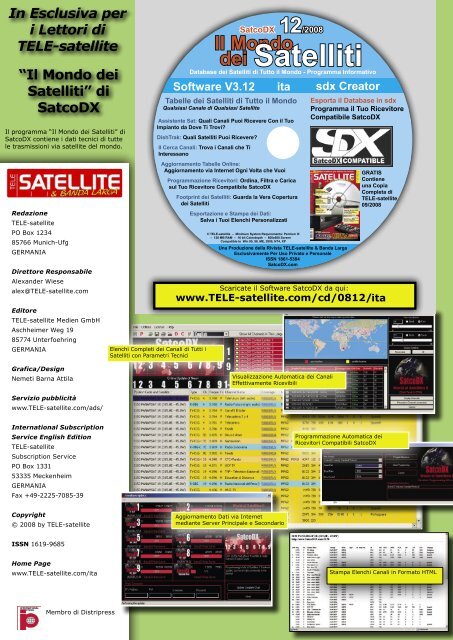 SatcoDX - TELE-satellite International Magazine