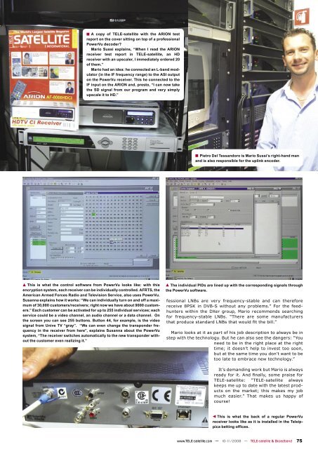 SatcoDX - TELE-satellite International Magazine