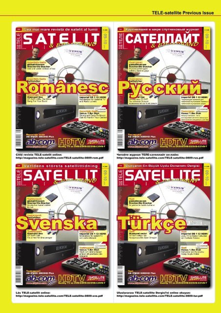 SatcoDX - TELE-satellite International Magazine