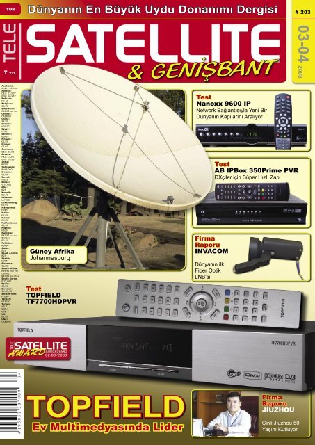 tele satellite international magazine