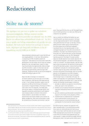 Stilte na de storm? - Deloitte - Deloitte