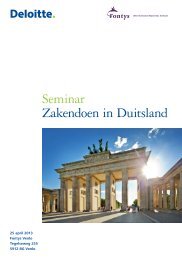 Seminar Zakendoen in Duitsland - Deloitte - Deloitte