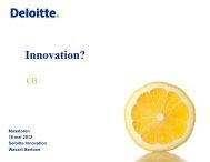 Innovation? - Deloitte & Touche