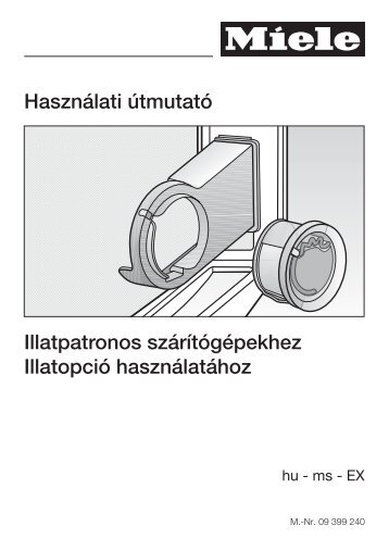 Illatpatron beszerelési útmutató - Miele