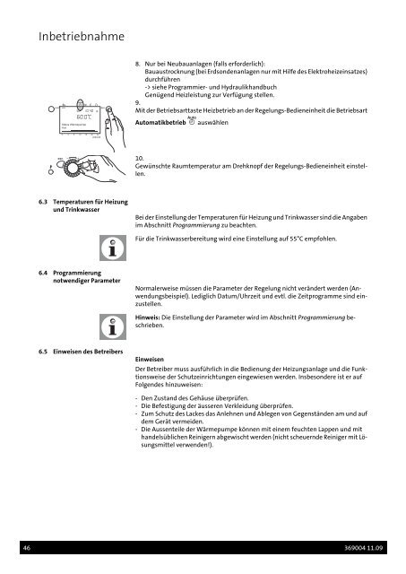 Installationshandbuch BSW - Brötje