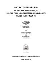 Project Guidelines for 2yr MBA 4th Sem., All P G Diploma's 2nd Sem ...